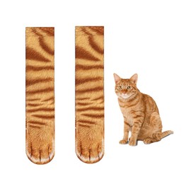 Rivanoer White Elephant Gifts for Adults Novelty 3D Animal Paw Socks Gag Gifts Christmas Stocking Stuffers for Adult Women Men Teens
