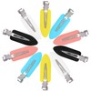 POFET Pack of 12 No Bend Hair Clips Makeup No