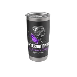 International Women's Day Inspire Inclusion March 8th 2025 Stainless Steel Insulated Tumbler