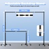 GLOSHOOTING 10x8.5ft(WxH) Backdrop Stand with Wheels, Pipe and Drape Backdrop