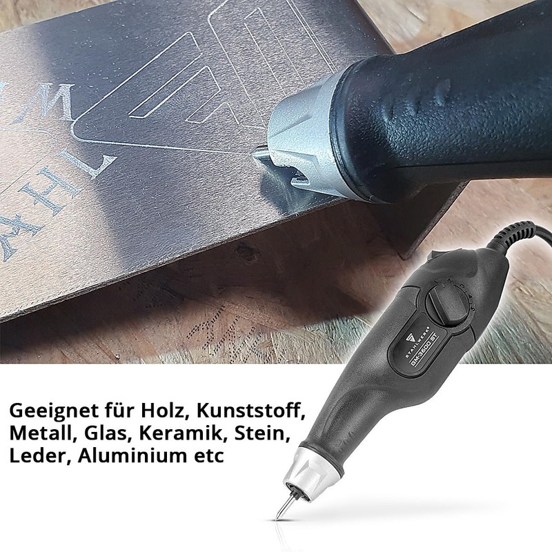 Stahlwerk Engraving Machine GM-3600 ST with 24 W Electric Engraver