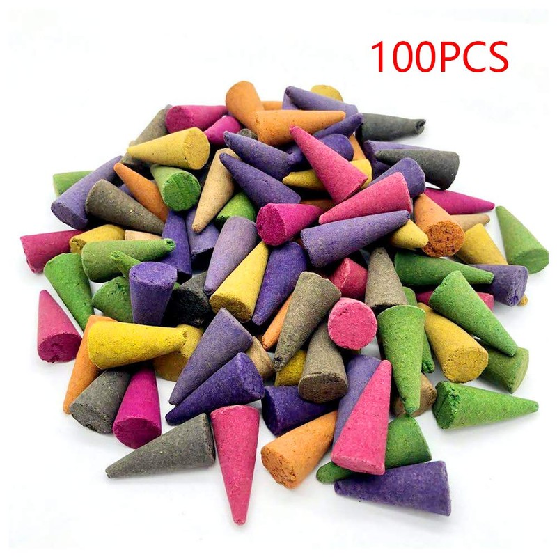 GCDN Incense Cones Pack of 100 Burners Natural Amber Magnolia