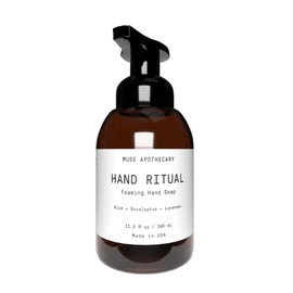 Muse Bath Apothecary Hand Ritual - Aromatic and Nourishing Foaming Hand Soap, Infused with Natural Aromatherapy Essential Oils - USDA Certified Biobased - 11.5 oz, Aloe + Eucalyptus + Lavender 1