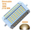 R7S LED J118 118mm Dimmable Bulb 30W Warm Light 3000k