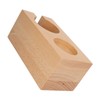 Wooden Coffee Tamper Station Stable Prevent Slip Coffee Tamper Holder