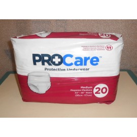 ProCare Protective Adult Underwear Moderate Absorbency Unisex Medium