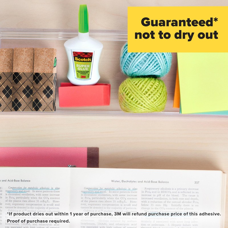 Scotch Super Glue Gel in Precision Applicator, .14 Ounces (AD125)