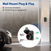 EV Charger Holder Wall Mount SAE J1772 Charging Cable Organizer