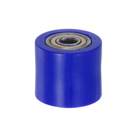 HARFINGTON Chain Roller Pulley Tensioner 8mm Nylon Cylinder Type Guide Wheel Slider for Mini Motorcycle Dirt Bike ATV Go-Kart, Blue