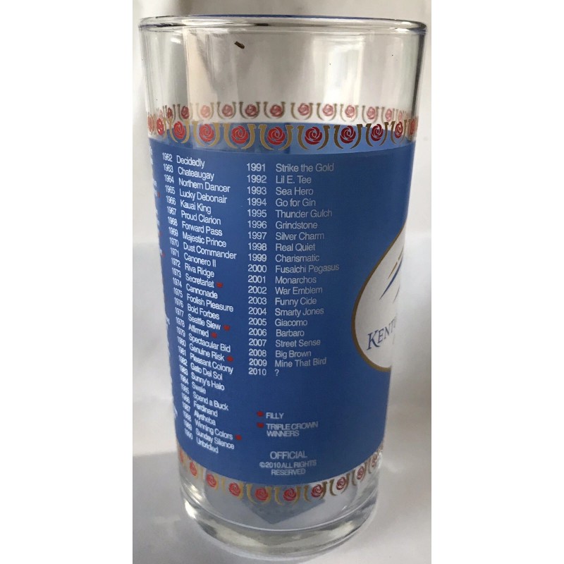 2010 136th Kentucky Derby Mint Julep Beverage Glass