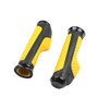 MotorToGo 7/8" Yellow Handlebar Gel Hand Grips with Black End