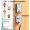 WiFi Deadbolt Smart Lock Fingerprint - HEANTLE Keyless Entry Front