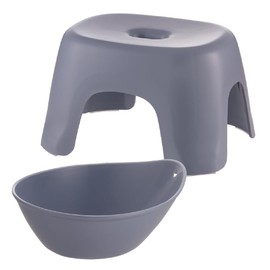 Hayuru Hot Water Steam & Sitting Set, TL, Blue, Richell, Bath Chair, Bath Chair, Bathchair, Washtub, Washtub, Hand Washtub, Simple, Move In, Move Alone, Bulk Purchase