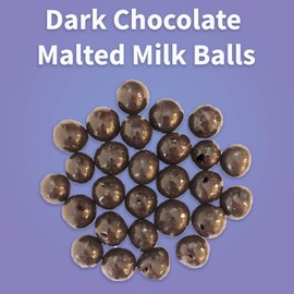 Dark Chocolate Covered Malted Milk Balls - (1.5 pound bag)