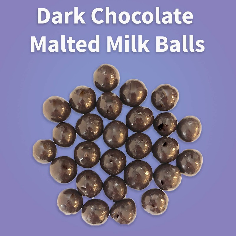 Dark Chocolate Covered Malted Milk Balls - (1.5 pound bag)