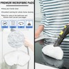 Wiseten Microfiber Cloth Pads Set Accessories for Karcher Steam Cleaner