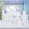 Heavy Duty Book Ends to Hold Books with Pen Holder,