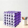 volepet Vinyl Storage Rack 25-Holes Metal Vinyl Roll Holder Black