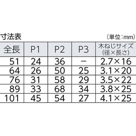 TRUSCO(トラスコ) スチール製厚口蝶番 シルバー塗装仕上げ 全長64mm (10個入) 888-64SV