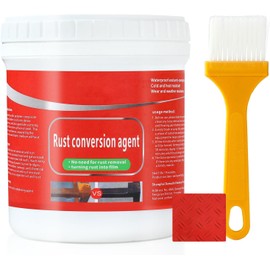 winblot Rust Conversion Agent 300g, Multi-Functional Anti-Rust Paint, Water-Based Metallic Paint, Rust Remover for Metal,Universal Anti-Rust Paint Rust Removal Conversion Agent (red)