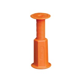 Space-Plug Adjustable Spacer Fixings (XL Size for 45-80mm Gaps), 10 Pack of Original Orange Spacers, Professional & DIY use for Kitchen, Bedroom, Bathroom & Furniture installations