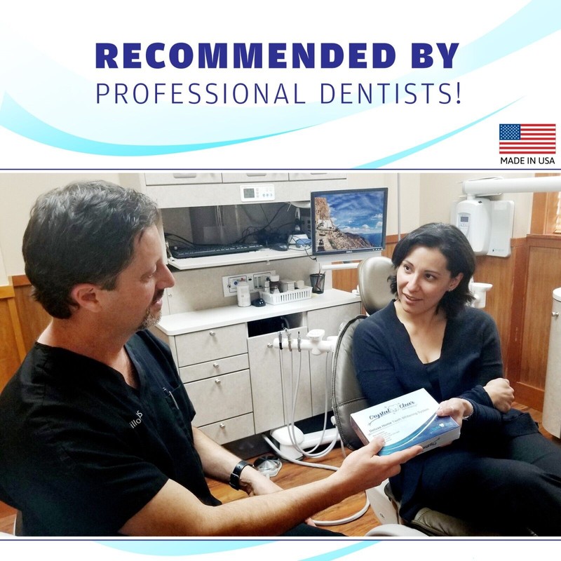 Crystal Clear Teeth Whitening Kit de Gel Blanqueador de Dientes