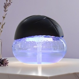 BANDESUN Air Purifiers, Water Filter Air Purifier for Home, Essential Oil Aroma Diffuser with LED Lights, Air Purifier for Home Office, Household Small Air Cleaner for Smoke & Pets - Color: black