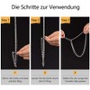 Pet Dog Collars Stainless Steel Training Collars Dog Chain Necklace