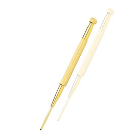 Ear Trigger Point Stick Pointer Spring Type Facial Beauty Device Face Pointer Stainless Steel Face Trigger Point Massage Myofascial Release Shiatsu Stick Round Tip Positioning Simple Lightweight