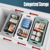 Yatmung Deep Freezer Organizer Bins Expandable - Freezer Baskets for