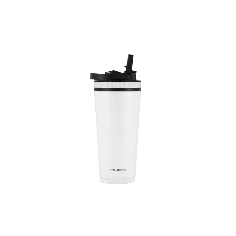 Ice Shaker Termo Shaker Straw 768ml (Blanco)