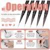 Bestgle 5 Pieces Thin Nail Design Brush Nail Liner Brush