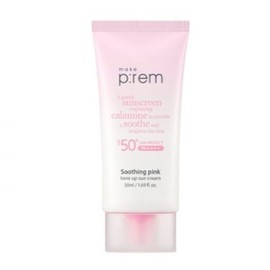 메이크프렘 (정품) 8월 PICK 메이크프렘 수딩 핑크 톤업 선크림 SPF 50+ PA++++ 50ml, 1개