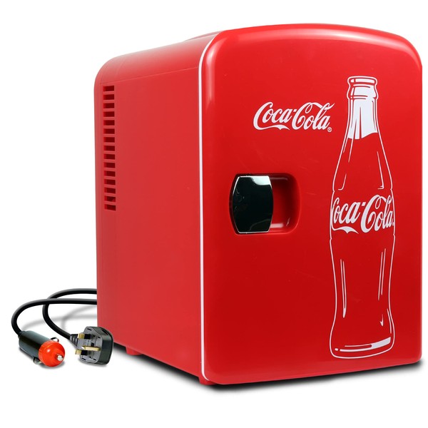 Coca Cola Mini Fridge for Bedroom Skincare Cosmatic Office 4L