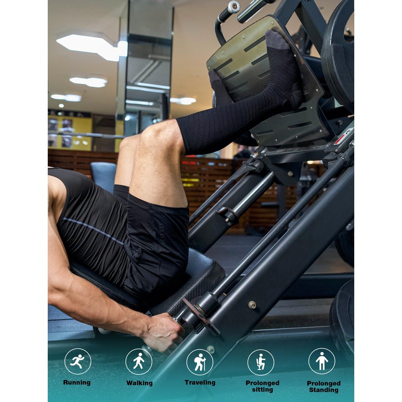 SONORAN 2 Pairs Compression Socks Women & Men 20-30 mmHg