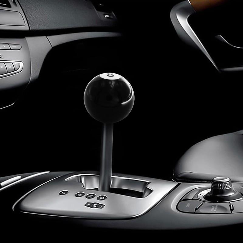 HiSport Black 8 Ball Gear Shift Knob, Round Shifter Knobs