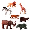 Miniland Miniland25123 7 Jungle Animals Figures, Multi-Color
