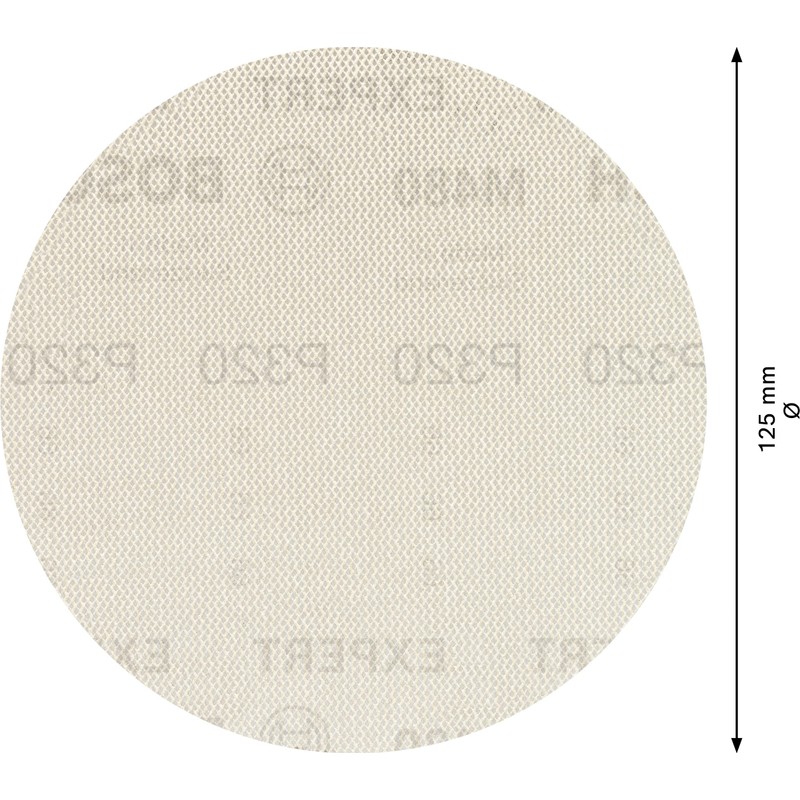 Bosch 5 x Expert M480 Sanding Net (for Paint on