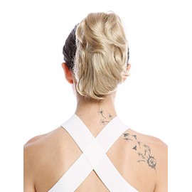 WIG ME UP - 1028-V-24 Ponytail Hairpiece Extensions short great volume wavy light ash blond 8inch