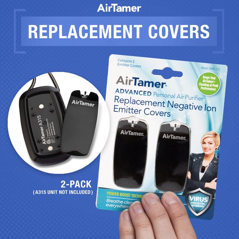 AirTamer Advanced Personal Air Purifier Replacement Negative Ion Emitter Covers