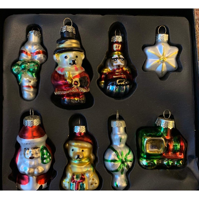 Heaven Sends Novelty Figures Christmas Tree Decorations Santa, Train, Bear