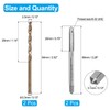 sourcing map Tap and Drill Bit Set, 2pcs 8-32 UNC