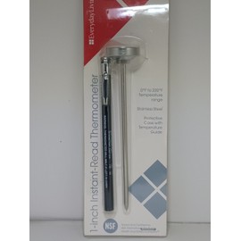Everyday Living 1 Inch Instant Read Pocke Thermometer NSF Certified 0° To 220° F