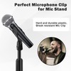 Mictop Universal Microphone Clip Holder with 5/8" Male to 3/8"