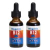 Paquete Botellas Vitamina B12 Líquida Sublingual Bioganic Vegana Azucar Gluten