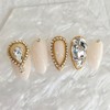 Tiara handmade nail tips - Ballerina L / 티아라 수제네일팁
