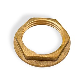 Brass Locknut Washer 1" Female NPT Brass Hex Lock Nut Fasteners Spacer NPT Female