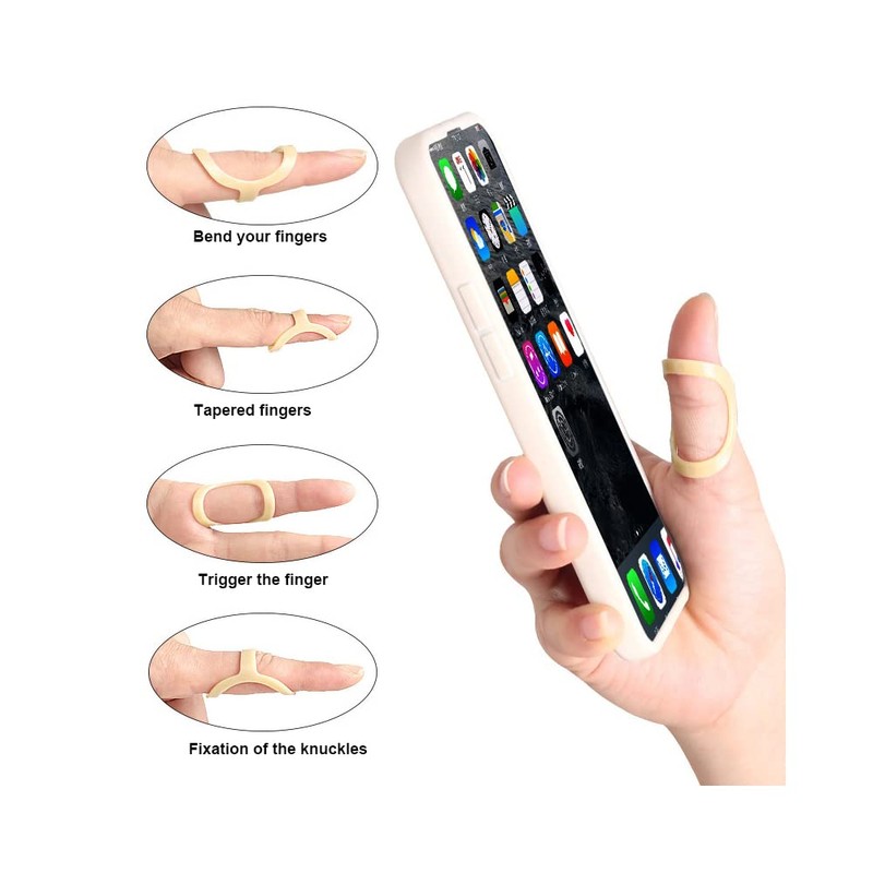 5pcs Oval Finger Splint，Finger fixation splint，Trigger Finger Splints，Waterproof Finger Protectors，Children's