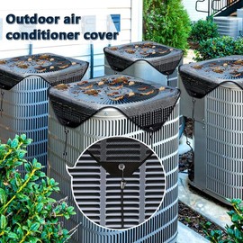 【FaddishDeal】1PC External air conditioning network cover, ventilated cover at the top of the external machine, waterproof and durable outdoor Springtok