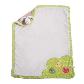 NICI 49046 Baby Cuddly Rabbit 75 x 100 cm Colourful Cuddly Blanket for Babies and Children Fluffy Plush Blanket Warm Blanket for Girls and Boys